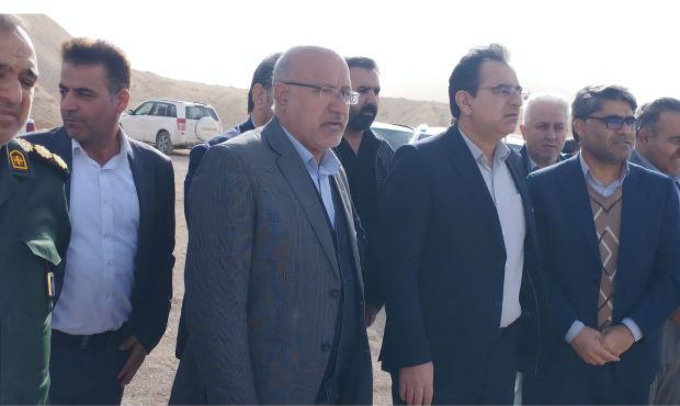 بازدید معاون سیاسی استاندار ایلام از سد میمه دهلران