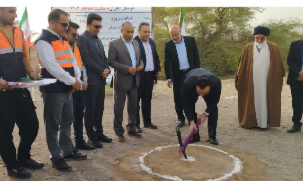 کلنگ بهسازی مسیر یادمان شرهانی به زمین زده شد